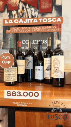 LA CAJITA TOSCA de Enero | Selección de 6 Vinos Boutique